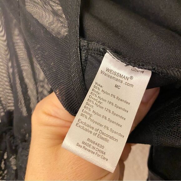 Weissman dance costume Wednesday Addams black Every Breath You Take 12504 - MC - Picture 11 of 13